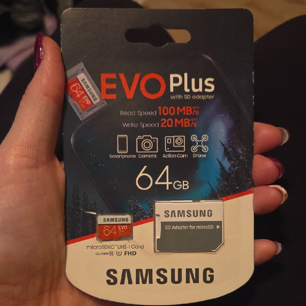Samsung EVO Plus 64GB MicroSD with Adapter